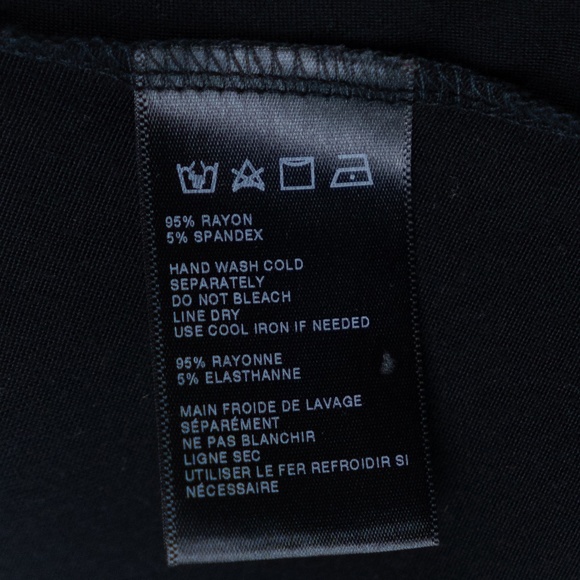 Silence + Noise Black Sheer Mesh Peplum L Top - Picture 8 of 8